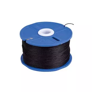 Shinwa Sokutei Polyester Water Thread Reel Winding Black Extra Thick 120m 78492 1.2mm чёрный