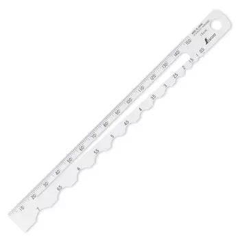 Shinwa Sokutei Radius Scale 73570 A-1 R0.5~7