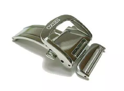 Ширина пряжки 16 мм, пряжка D-типа с логотипом [Seiko] серебряный