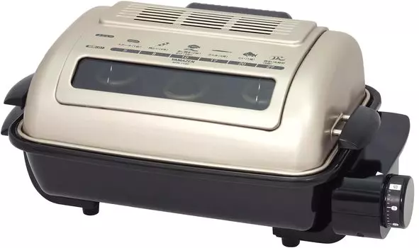 Широкий гриль для жарки рыбы, гриль для рыбы Gold G [Yamazen] NFR-1100