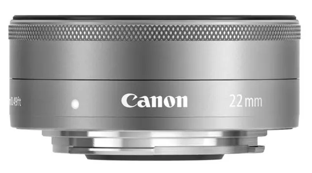 Широкоугольный объектив Canon F2 STM Silver, совместимый с беззеркальными фотокамерами EF-M22mm EF-M222STMSL