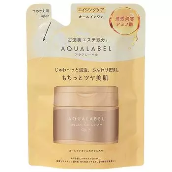 Shiseido AQUA LABEL Специальный гель-крем EX Oil In Refill 81g Cosmetics All-in-one [Товар]