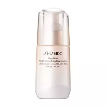 SHISEIDO Benefiance Дневная эмульсия для разглаживания морщин 75 мл SPF30 Для использования Цветочно-зеленый аромат Защита от УФ-излучения Сухие мелкие морщины Shiseido [Официальный] PA+++