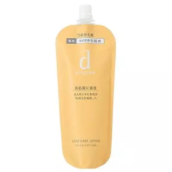 Shiseido d program d program acne care лосьон MB refill 120 мл лосьон лосьон [квази-лекарство] [товар]