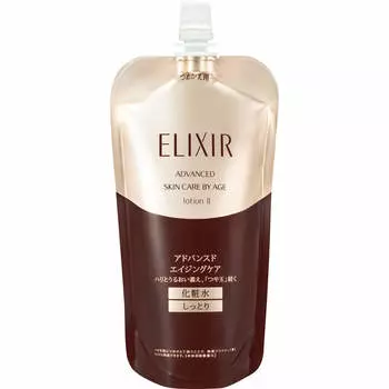 Shiseido Elixir Advanced ELIXIR Advanced Lotion T 2 (для пополнения) 150 мл New Elixir После очищения лица нанесите обильное количество средства на ватный диск. (