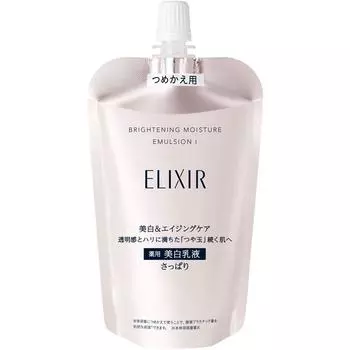 Shiseido Elixir ELIXIR Осветляющая эмульсия WT 1 (Пополнение) 110 мл (Квази-лекарство) Молочный лосьон New Elixir После нанесения лосьона обильно нанесите