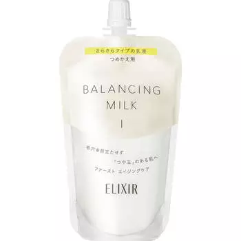 Shiseido Elixir Lefle ELIXIR LEFLE Балансирующее молочко 1 (Пополнение) 110 мл молочного лосьона New Elixir После нанесения лосьона нанесите необходимое количество на детскую кроватку.