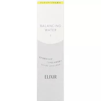 Shiseido Elixir Lefle ELIXIR LEFURE Balancing Water 1 168 мл Лосьон New Elixir После умывания лица возьмите большой кусок ватного диска и нанесите его на кожу.