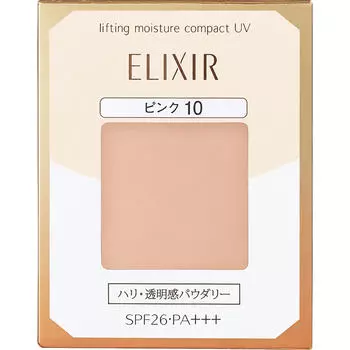 Shiseido Elixir Superior Lifting Moisture Impact UV (Пополнение) 9.2г Основа (порошок) Новый эликсир Нанесите небольшое количество на губку и разгладьте