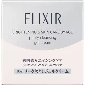 Shiseido Elixir White ELIXIR WHITE Гель-крем для снятия макияжа 140 г (Квази-лекарство) Уход за лицом (туба) Новый эликсир Нанесите небольшое количество средства размером с кончик пальца. (одобрить