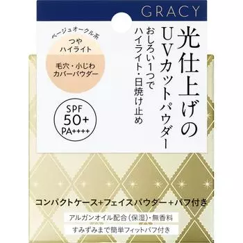 Shiseido Gracie Optical Finishing Powder UV Beige Ochre 7.5g Skin Makeup Integrated Gracie (1) Нанесите необходимое количество пудры на зе