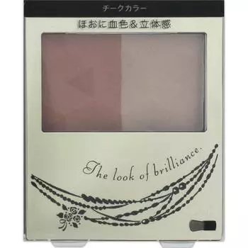 Shiseido INTEGRATE Forming Cheeks RD310 3,5 г Skin Makeup 1) Возьмите кистью краску цвета крови с левой стороны и растушуйте круговыми движениями.