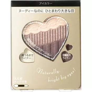 Shiseido INTEGRATE Nudie Glade Eyes 3.3g Eye Makeup Eye Color & Eye Shadow(1) Брать (1) на кончике пальца и распределить по всему веку. (2) Возьмите толстый