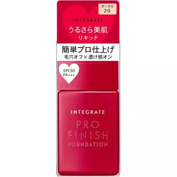 Shiseido INTEGRATE PROFINISH LIQUID OC20 30 мл Косметика для кожи Используйте после подготовки кожи с помощью базы под макияж или другого тонального средства.. Встряхните контейнер, мы