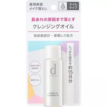 Shiseido International d program Essence-in Очищающее масло (J) 30мл (Квази-лекарство) Средство для снятия макияжа (масло) Нанесите небольшое количество средства размером с монету на сухую ладонь, распределите