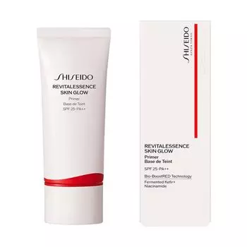 SHISEIDO Makeup Essence Skin Glow Primer 30 г SPF25 Основа под макияж Жидкая форма Без запаха Блестящая увлажняющая маскирующая поры Shiseido Официальный магазин PA++ чистый