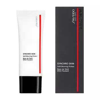 SHISEIDO Makeup Synchro Skin Soft Blurring Primer 30 г Основа под макияж Кремовая основа для покрытия пор Shiny Water Base Shiseido [Официальный]