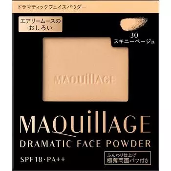 Shiseido Maquillage Maquillage Dramatic Face Powder 30 Ointment Используйте после подготовки кожи с помощью лосьона, молочка и основы под макияж.. Нас