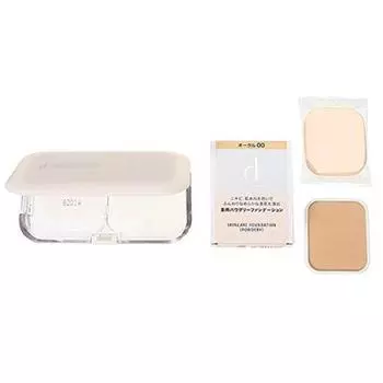 Shiseido Shiseido d program d program лечебная тональная основа для ухода за кожей футляр розовая охра 10 [Набор] (пудровый) SPF17/PA++ 10,5 г [сменный блок] (с губкой) +