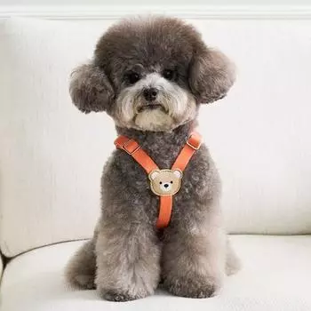 Шлейка Bai Bong Puppy Light Bear, оранжевая