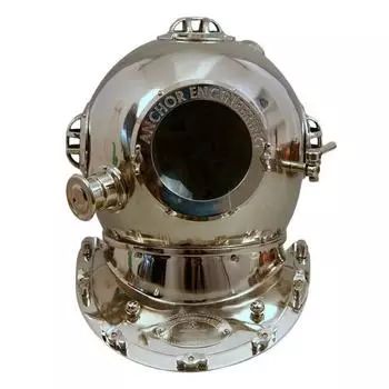Шлем для дайвинга Silver Scuba Шлем Mark V ВМС США Шлем глубоководной морской пехоты Дайверский шлем для дайвинга