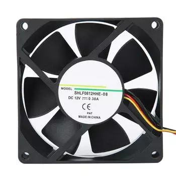 SHLF0812HHE-08 Вентилятор охлаждения 0,38 А постоянного тока 12 В 3PIN Вентилятор рассеивания тепла Радиатор Охладитель