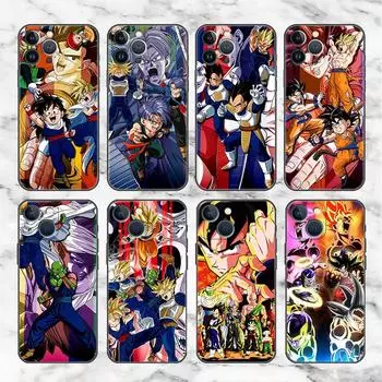 ShockProof Phone Case For Apple iPhone 14 11 13 12 Pro Max 7 8 6 6S 14 Plus XR X XS max SE Soft Fundas Beerus Dragons Anime iPhone 6 6S