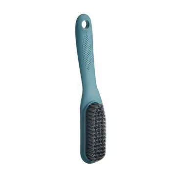 Shoe Brush Plastic Long Handle Nylon Soft Bristle Dust Cleaning Polishing for Clothing