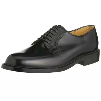 shoes plain toe 3E genuine leather 711 black cm 3E [Haruta] Lace-up men s 27.5 чёрный