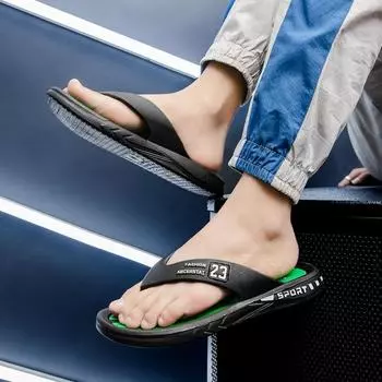 Shoes Platform Summer Sandals Man Slip-resistant Slippers for Men Elegant Low Price Original Clappers 2024 Fun Rubber Sale Pvc 40