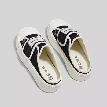 Shoes Thick Slides Junior Platform Summer 2024 Mules Women s Slippers and Ladies Sandals Job Black Casual Designer Chic Elegant 35