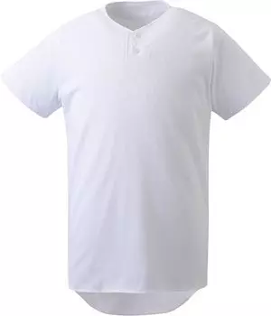Short Sleeve 2 Button S White [DESCENTE] Shirt, Shirt, Men s,