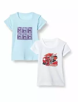 Short Sleeve Round Neck Mashin Sentai Kiramager Water Absorbing Quick Drying Milling Short Sleeve Round Neck Shirt Set of 2 531 2528288 Boys
