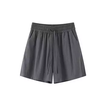 Shorts Women s Summer Thin New High-waisted Loose Wide-leg Pants Casual Sports Five-point Pants S мятный зеленый
