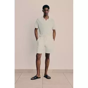 Шорты HM Regular Fit, белые