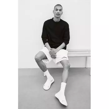 Шорты HM Regular Fit MesH белые XS