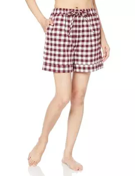 Шорты из фланели в клетку в клетку PWFP215265 RED F [Gelato Pique] женские красный