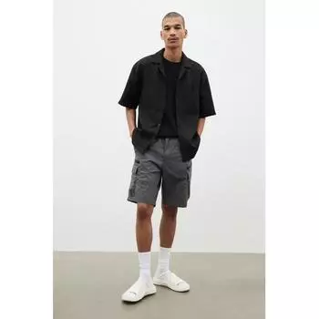 Шорты-карго HM Regular Fit серые XL
