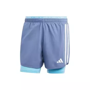 Шорты мужские Adidas Own The Run 3-Stripes 2-в-1, синие, IK4980 L