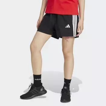 Шорты женские Adidas S Essentials 3S из хлопка Шорты из хлопка Черные AXS(85)