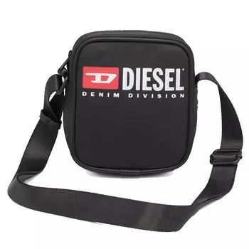 Shoulder Bag Black Print Logo RINKE CROSSBODY Crossbody Bag Angle [Diesel] X09553-P5480-T8013 [Item]