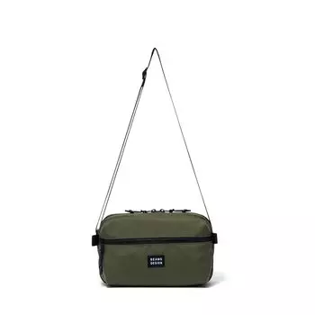 Shoulder Bag Unisex Nylon Lightweight Compact Functional Daily Use Simple Travel Khaki [Beams Design] [Ordinary] Men s Women s