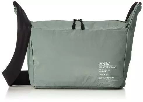 Shoulder water large A4 AIR blue gray [Anello] bag, crossbody, repellent, lightweight, capacity, ATT0632,