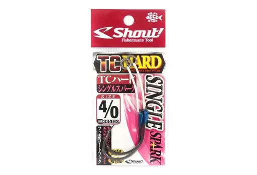 Shout 334-HS TC Hard Spark Rigged Вспомогательные крючки Размер 4/0 (2202)