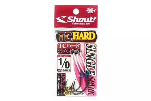 Shout 334-HS TC Hard Spark Rigged Вспомогательные крючки Размер 1/0 (2172)