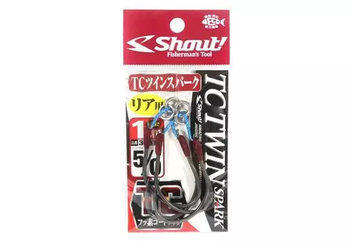 Shout 338-TT TC Twin Spark Assist Крючки 1 см Размер 5/0 (5340)