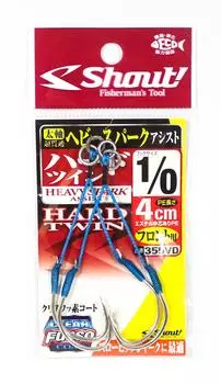 Shout 355-VD Heavy Spark Hard Twin Assist Крючок 4см Размер 1/0 (6156)
