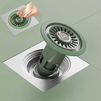 Shower Floor Drain Strainer Sewer Anti Odor Insect Inner Core Floor Drain Kitchen Drain Bath Fixture Accessories белый