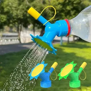 Shower Head Bottle Cap Sprinkler Flower Waterers-bottle Watering-cans Plant Plastic Watering Sprinkler Nozzle Watering Supplies