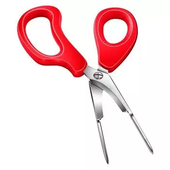 Shrimp Peeler Compact Crab Scissors Shrimp Cleaner Tool Multifunctional Shrimp Deveiner Scissors Stainless Steel Deveiner Tool CHINA